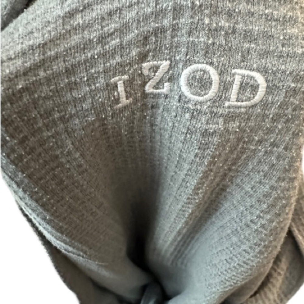 Izod Gray Robe - Picture 7 of 7
